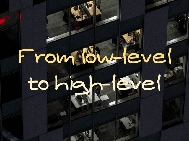 From low-level to high-level